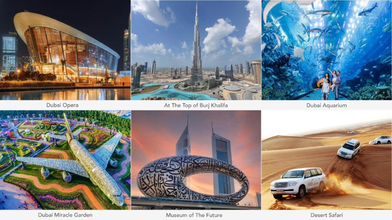 Maison Privee - Radiant Urban Retreat With Iconic Burj Khalifa Vws Dubai Eksteriør billede